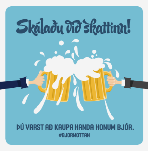 Bjórmottunni er dreift um helgina.